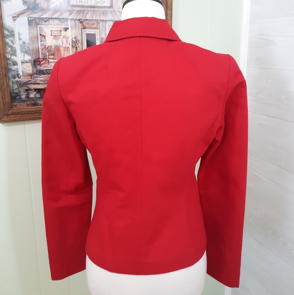 Lafayette 148 linen blend jacket blazer sz 0 - Picture 2 of 8